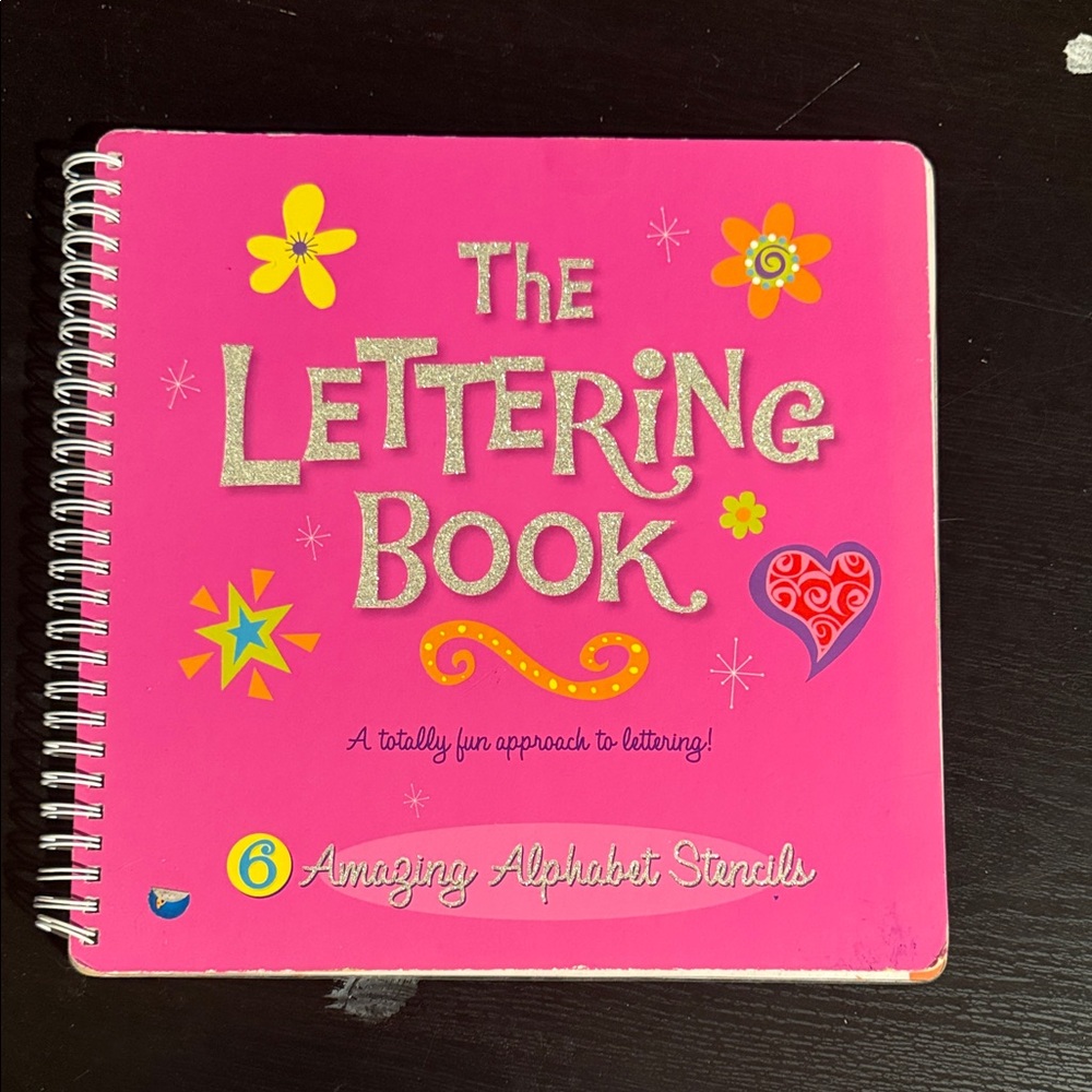 The Lettering Book Kids Activity - Pink